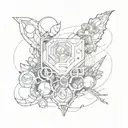 Curiosity tattoo design idea