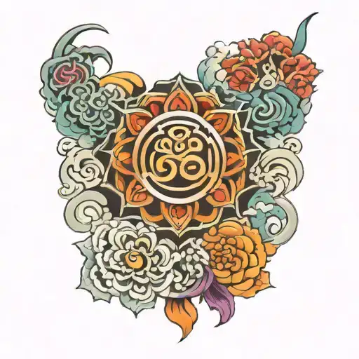Chakra tattoo design idea