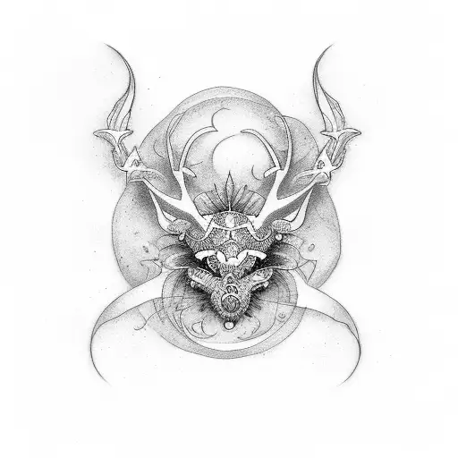 Word Serendipity around cerezos tattoo design idea