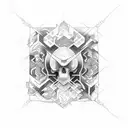 Word Serendipity around cerezos tattoo design idea