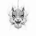 Word Serendipity around cerezos tattoo design idea