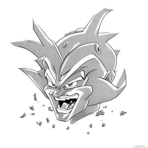 sheilong from dragonball Z tattoo design idea