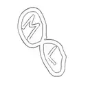 Infinity Symbol with the letter M on the left side, The letter L on the rightside. the letters should be cursive tattoo design idea