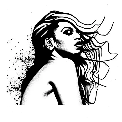 Beyonce renassaince tattoo design idea