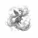 sky tattoo design idea