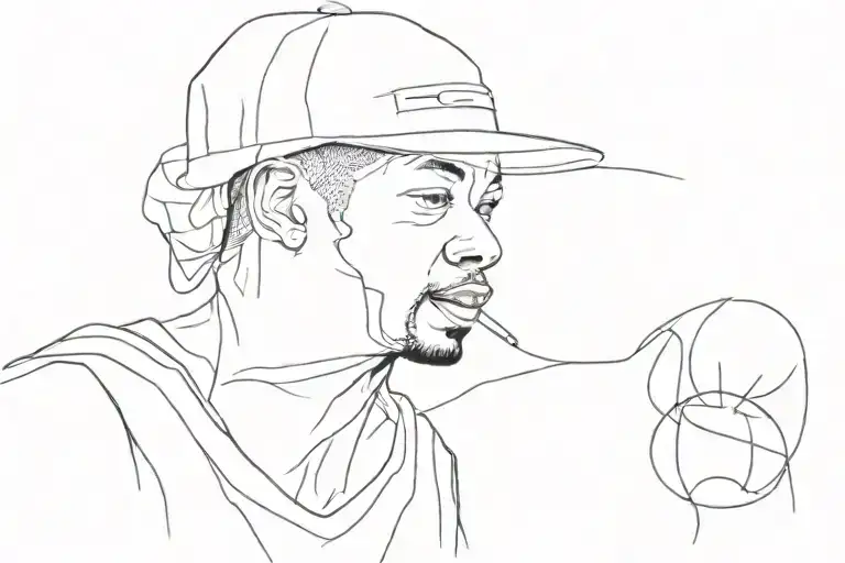 Allen Iverson tyron lue tattoo design idea