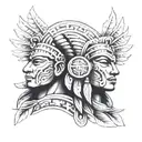 Aztec tattoo design idea
