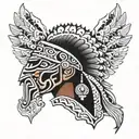 Aztec tattoo design idea