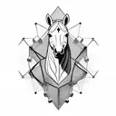  horse chess piece  tattoo design idea
