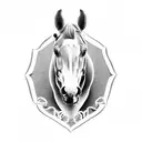  horse chess piece  tattoo design idea