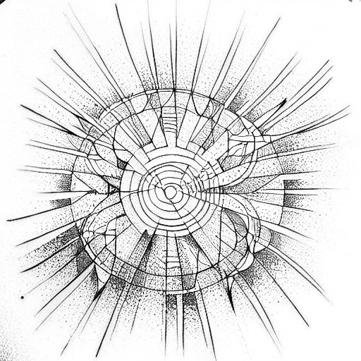 abstract tattoo design idea