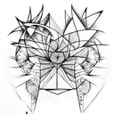 abstract tattoo design idea
