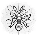beehive tattoo design idea