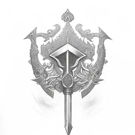 Ace of Spades tattoo design idea