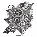 Berlin, techno culture, raves tattoo design idea