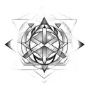 Virgo symbol  arrow  tattoo design idea