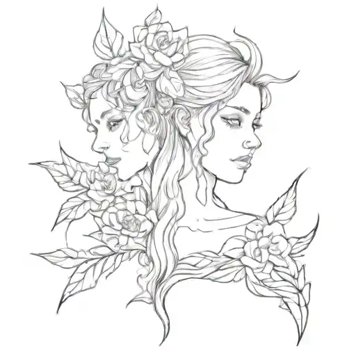 Jessica & Ralf tattoo design idea