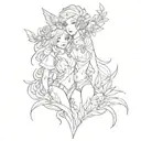 Jessica & Ralf tattoo design idea