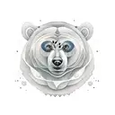 momma bear tattoo design idea
