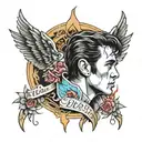 elvis presley tattoo design idea