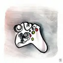 Xbox controller tattoo design idea