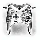 Xbox controller tattoo design idea