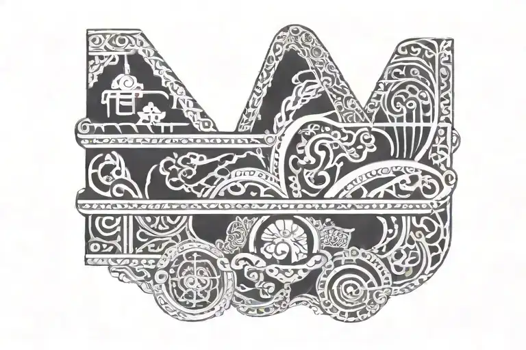 Arm band, play pause, negative space  tattoo design idea