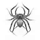 Spider tattoo design idea