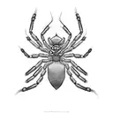 Spider tattoo design idea