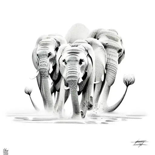 safari big car black and white  tattoo design idea