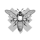 bee, honeycomb  tattoo design idea