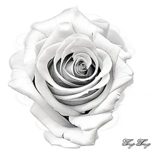 Bible scripture with roses and clouds tattoo design idea