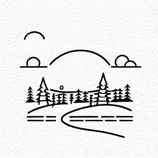 may the road rise to meet you tattoo design idea