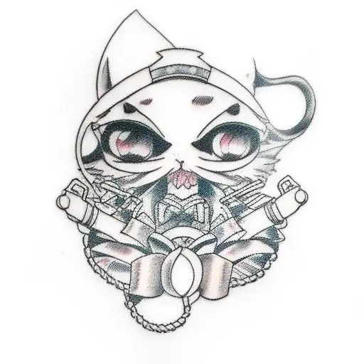 anime references collage  since 90s tattoo design idea