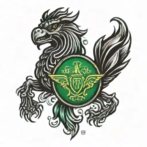 William and Mary frisbee Guinness carbomb  tattoo design idea