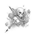 QOS tattoo design idea