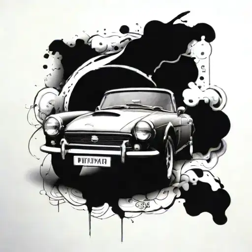 triumph spitfire tattoo design idea