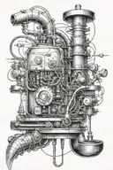 electricity flowing and engineering   tattoo design idea