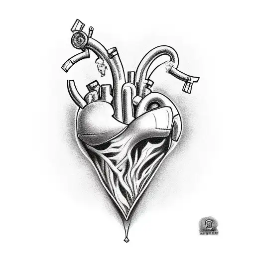my heart might be broken but I won't be broken down tattoo design idea