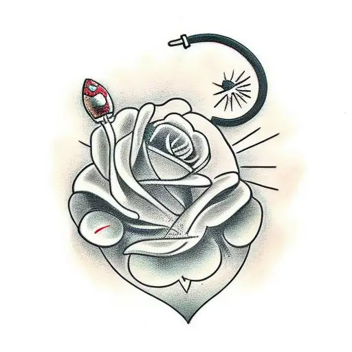 my heart might be broken but I won't be broken down tattoo design idea