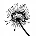 Dandelion tattoo design idea