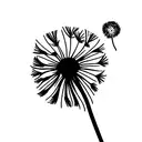 Dandelion tattoo design idea