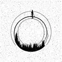 snow globe crystal ball tattoo design idea