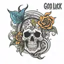 Good luck tattoo design idea