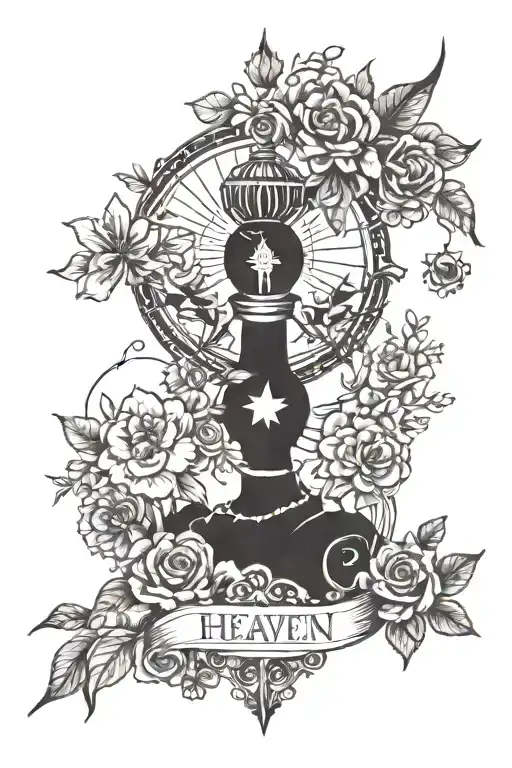 In heaven and on earth, only I am worthy tattoo design idea