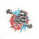 mad max logo tattoo design idea