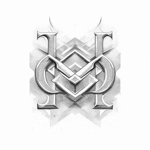Can you make a logo containing the letters C and G? tattoo design idea