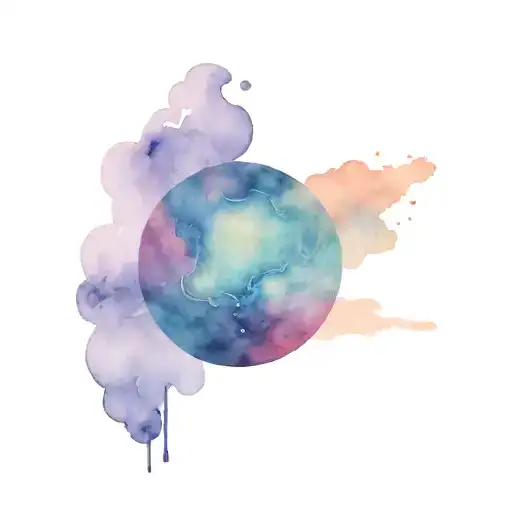 Mars tattoo design idea