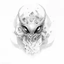 fenix e lótus  tattoo design idea