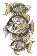 angelfish tattoo design idea